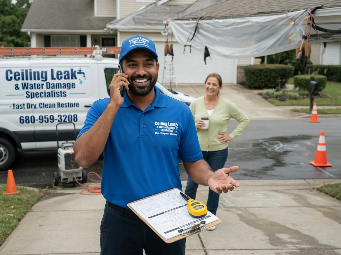Ceiling Leak Cleanup Simpsonville, SC FAQs